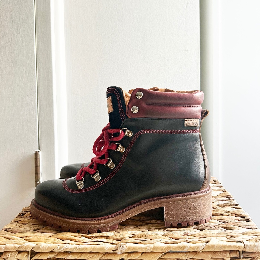 PIKOLINO ASPE Leather lace up mountain ankle boot